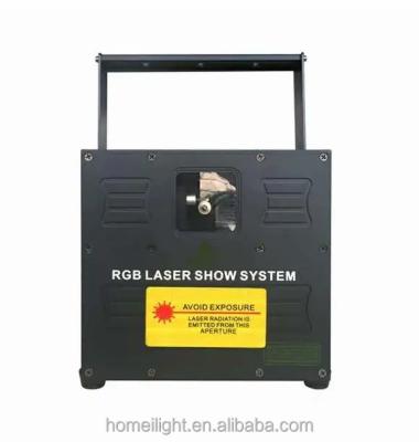 China RGB Full Color Animation Laser Light Stage Show 5W IP33 IP Rating for sale