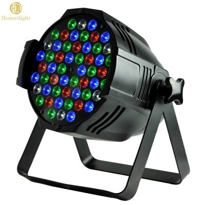 China Aluminum LED Par Can Lights 54*3W RGBW Par Can Stage Lighting For Projection Lights for sale