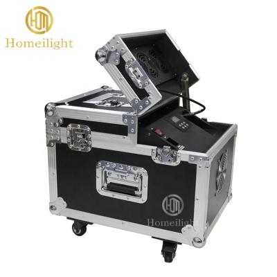 China 900w Haze-Maschine 900w Doppel-Hazer-Maschine Doppel-Mund Nebel-Rauchmaschine dmx512 mit Flugschrank zu verkaufen