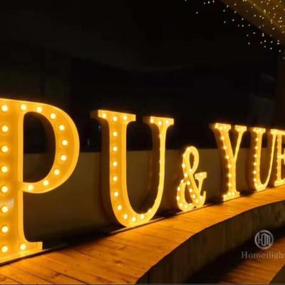 China 4ft Waterproof Illuminated Love Letters for Weddings Plug and Light Installation Way for sale