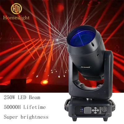 Cina Homei nuovo arrivo dj disco luces gobo fascio testa mobile 250W affilato fascio led luce testa mobile in vendita