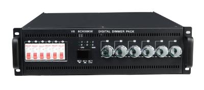 China stage lighting stage effect equipment 6-way digital dimming silicon box power supply for sale