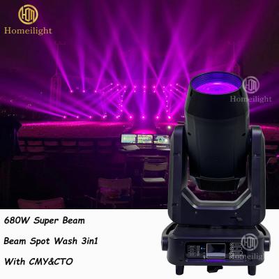 Chine Nouvelle arrivée 680W LED BSW tête mobile Lumière CMY CTO tête mobile pour concert à vendre