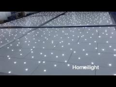 white starlit dance floor