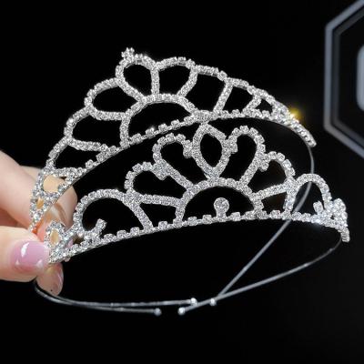 China Wholesale New Arrived Baby Tiaras Headband Fashion Bridal Crown Pageant Crowns and Tiaras Wedding Hair Accessories Wedding Tiara for sale