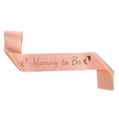 China Mum To Be Sash Custom Baby Shower Gender Reveal Party Its A Girl Or Boy Mum To Be Sash for sale