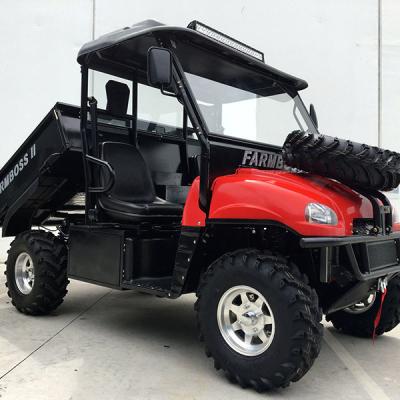 China Farm Boss 1200cc 4x4 Diesel Utv Side By Side Farm Utv 26 Inch Aluminum Wheel for sale