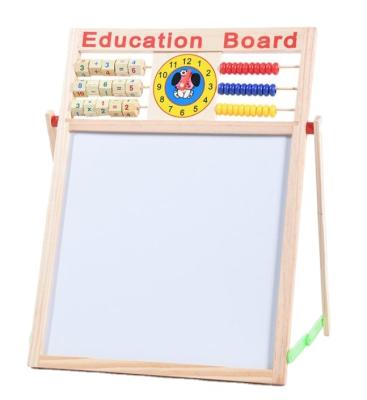 China Eco-Freindly Wooden Easel for Painting Small Educational Toys Magnetic Drawing Board for sale