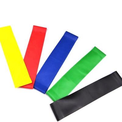 China Home Fitness Belt Mini Loop Bands Exercise Strap Gym Commerical Wellshow Latex Fitness Resistance Band for sale