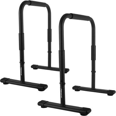 China Wellshow Durable High Sport Dip Bar Parallettes Station Raise Up Stand Sterile Dip Parallette Bar Fitness Rack for sale