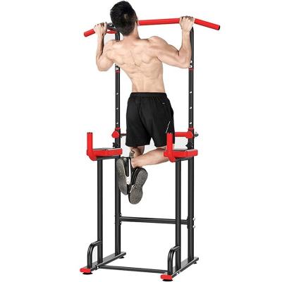 China Wellshow Durable Adjustable Pull Up Bar Power Tower Parallel Bars Dip Station Gym Strength Training Workout Home Fitness Equipment for sale