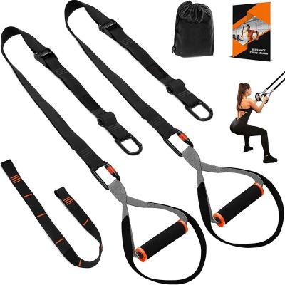 China Wellshow Sport Suspension Sling Trainer Portable Durable Bodyweight Resistance Training Kit with Workout Fitness Straps for sale