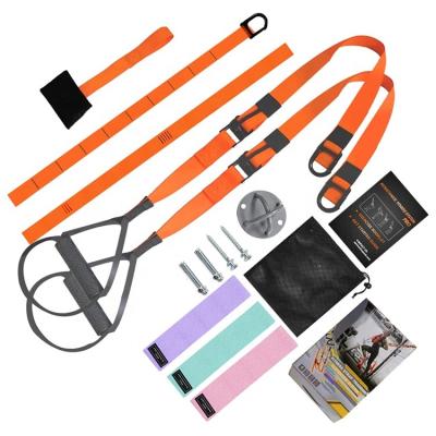 China Wellshow Full Body Fitness Exercise Sport Suspension Straps Trainer Kit Bodyweight Training Straps Fitness Sling Resistance For Full Body Home Gym Use for sale