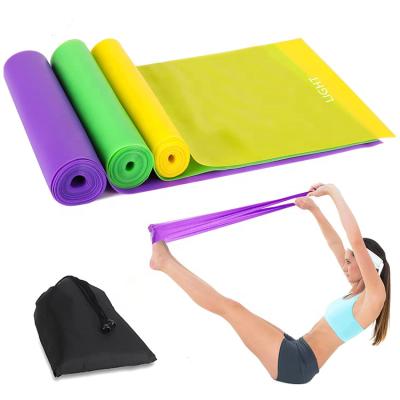 China Wellshow Sports Exercise High Elastic Resistance Set 3 Pack Non Latex Bands For Home Gym for sale