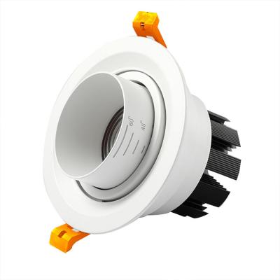 China Modern Adjustable Recessed Beam Angle Dimmable LED Ceiling Spot 3000K4000K6000K Led Spotlight for sale