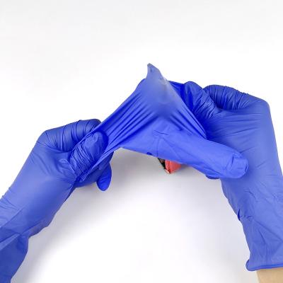 China No Potein Good Powder Natural Rubber Disposable Medical Examination Gloves Nitrile Glove With High Quality for sale