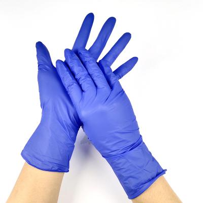 China No Potein Direct Labor High Quality 100%ss Gloves Disposable Materials Nitrile Powder Free Gloves Of Natural Rubber With Factory Price for sale