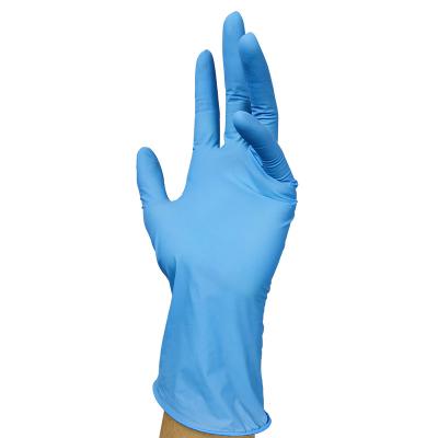 China Factory Supply Nitrile Rubber Gloves 100% Medical Disposable Nitrile Grease Proofing Glove Directly With Cheap Price for sale