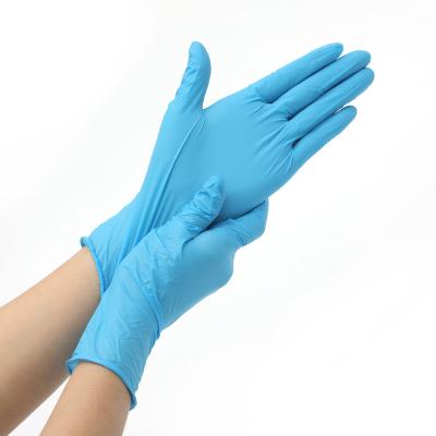 China 100% Nitrile Rubber Factory Directly Supply Lowest Price Powderfree Nitrile Powder Free Medical Examination Gloves for sale