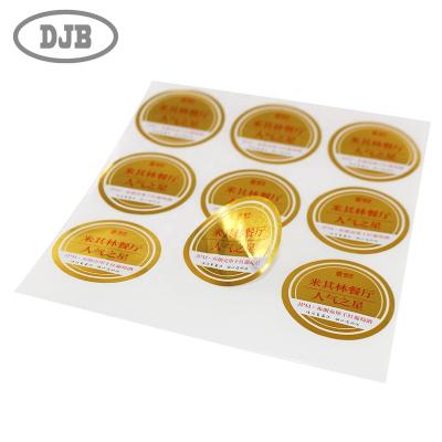 China Special waterproof packaging logo, stickers, circles and labels with different shapes for sale