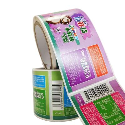 China Waterproof Self Attached Transport Package Frosted Food Label for sale