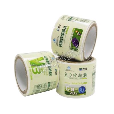 China Vitamin Health Products Waterproof Packaging Paper Label for sale