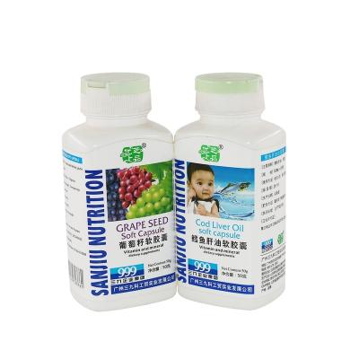 China Waterproof Customized Medical Care Product Bottle Paper Packaging Label for sale