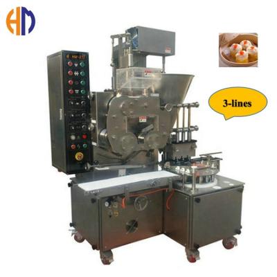 China Hotels 3 lines 2 lines automatic factory supply siomai making machine price setter for sale