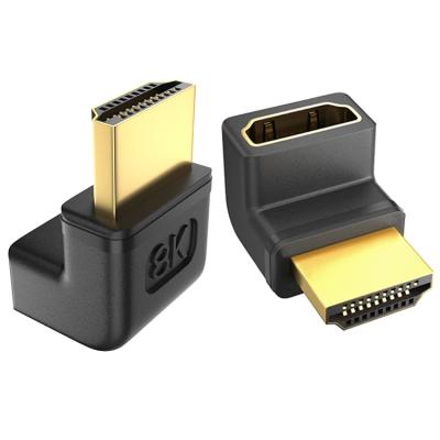 China HDMI-enabled devices ULT-Unite newcomer HDMI adapter converter down angle HDMI male to female adapter for sale