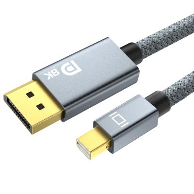 China COMPUTER ULT-Unite 8K@60Hz 4K@144Hz Mini DP to DP Cable 2m Mini DisplayPort to DisplayPort Cord for sale