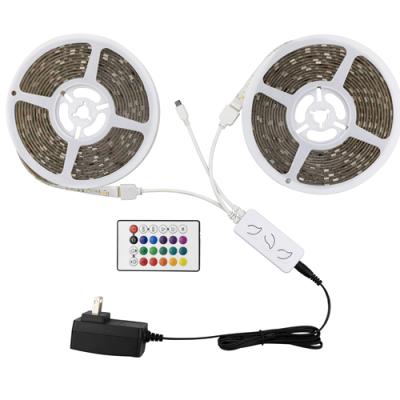 China Dropshipping Amazon Alexa Google Home Smart Music Wifi LANDSCAPE Ip 20 Smd Flexible 5050 RGB Controller Led Strip Light Kit for sale