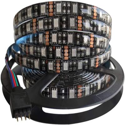 China Hotel wholesale 12v led black rgb 5050 flexible waterproof led light strip pcb for sale