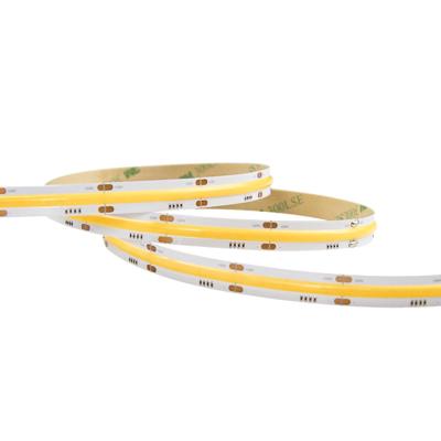 China Hotel Sale Manufacturer 12w Led Cob Strip Double Layer Dc12v/dc24v Flexible Strip Light for sale