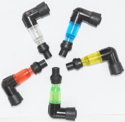 China Durable Motorcycle Spare Parts Colorful Cap , Spark Plug for sale