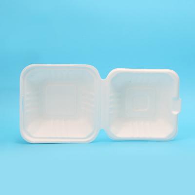 China Customizable Fruit Restaurant Use Disposable Clamshell Paper Foam Bento Lunch Boxes for sale