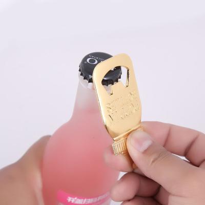 China Eco-friendly Baby Bottle Shaped Beer Opener Baptism Giveaway Gifts Golden Birthday Giveaway For Kids for sale