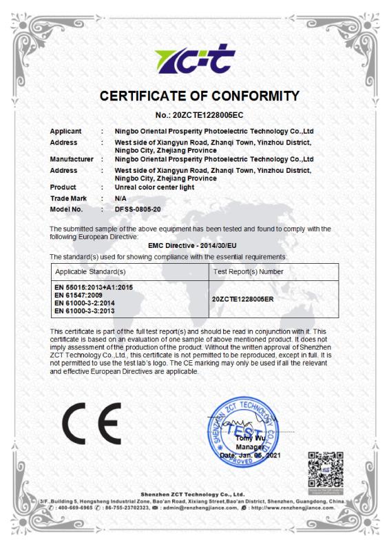 CE - Ningbo Yeeze Commodities Co., Ltd.