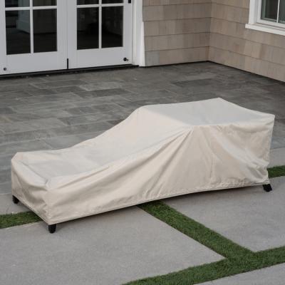 China Champagne Polyester Acrylic Customize Outdoor Patio Standard Furniture Dust Cover for sale