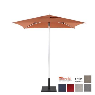 China 100% Rust Resistant Center Pole Pole Umbrella Beach Promotional Sunbrella 2x2M Commercial High End Parasol Garden for sale