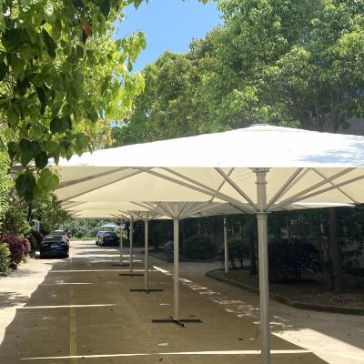 China 100% Rust Resistant Full Aluminum 304 Stainless Steel Outdoor Umbrella Commercial Garden Large Umbrellas for sale