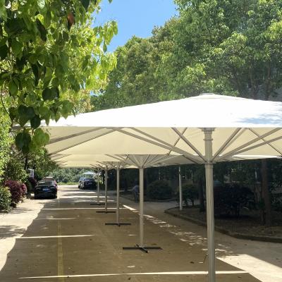 China 100% Rust Resistant Outdoor Luxury Commercial Hotel Umbrella Sunbrella Outdoor Garden Patio Garden 5M Height 5M for sale