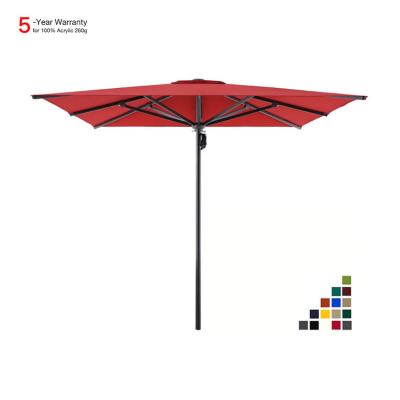 China 100% Rust Resistant Restaurant Cafe Hotel Garden Patio Table Umbrella Trim Set for sale