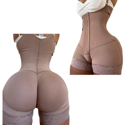 China Colombianas Faja Antibacterial Custom Bodysuit Factory Hourglass Factory Compression High Post Surgery Shapewear for sale