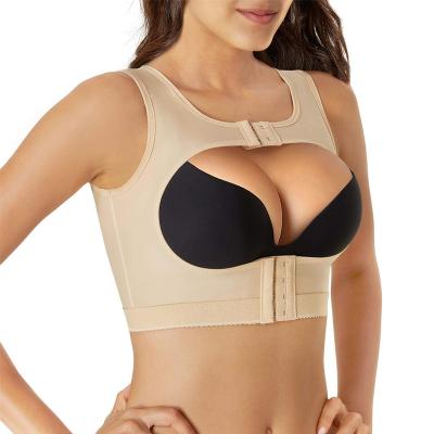 China Antibacterial Breast Augmentation Stage 2 Compression Breathable Garments Invest Tops Plus Size Mail Barrel Bra Shapewear Op Corset For Women for sale