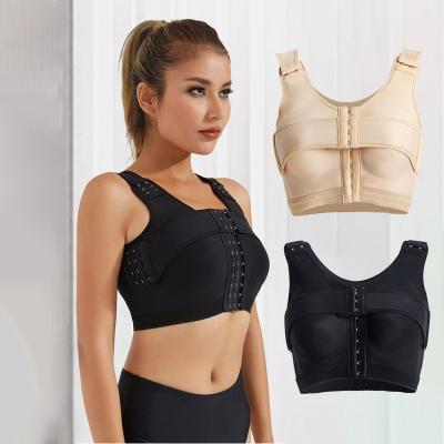 China Larrycard Antibacterial Women Post Surgical Bra Shaper Full Surgery Medical Vest Clothes Compress Shapewear High Bandage for sale