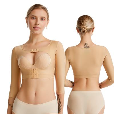 China Wholesale Antibacterial Post Surgery Custom Op Surgery Breast Augmentation CorsetTops Compression Shapers Shapewear for sale