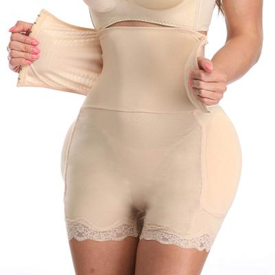 China Antibacterial Woman Hip Enhancer Lift Tummy Control Shaper Shorts High Waist Butt Padded Panties Shapewear By Pusher Short for sale