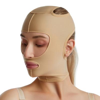 China Elastic Face Shaper V Line Face Lift Chin Cheek Lift Up Band Antibacterial Belt Belt Slimming Bandage for sale