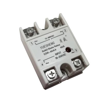 China Sealed AC Ssr Panel 25A /din Rail Mount Solid State Relay AC for sale