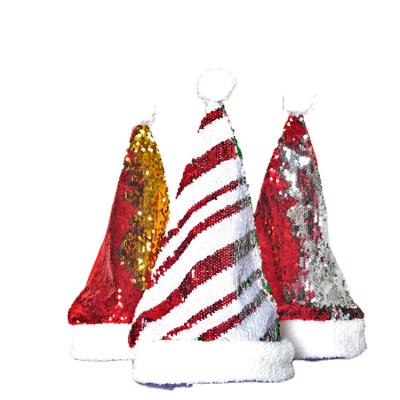 China Christmas Personalized Ornaments Various Shapes Santa Hats Christmas Hats For Adults , Kids for sale